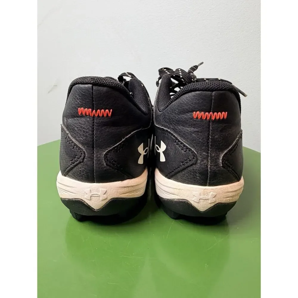 Under Armour Boys UA Leadoff Low RM Baseball Cleats Black Size 4.5Y